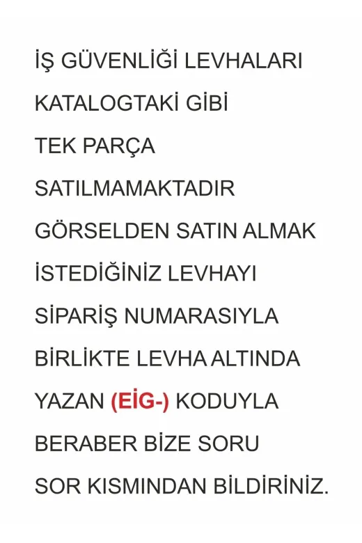 digivom TYCRWBCO1N169019828197373 İş Güvenliği Ve İkaz Levhaları 4