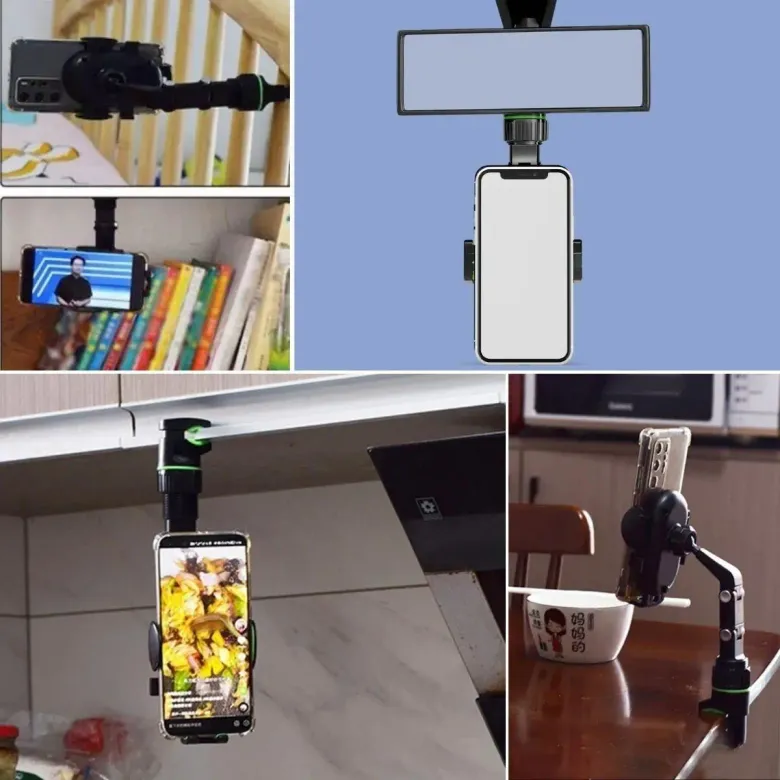 Dikiz Aynasına Takılabilen Eklemli Telefon Tutucu Aparat (4745)