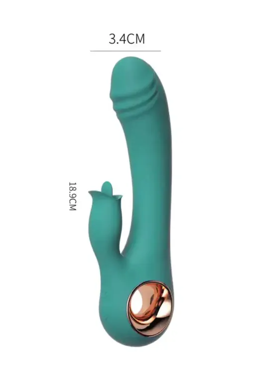 Dil Sitimilasyonlu Isıtmalı Şarjlı Vibratör 19 Cm