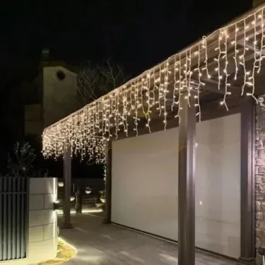 Dinamik 100 Led Saçak Perde 3 Metre Dış Mekan