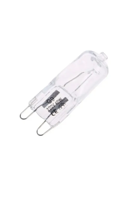 Diplomat HLJ0 40W G9 Duylu Sarı Işık Halogen Light Dimmer Uyumlu Klasik Şeffaf Kapsül Ampul C Enerji