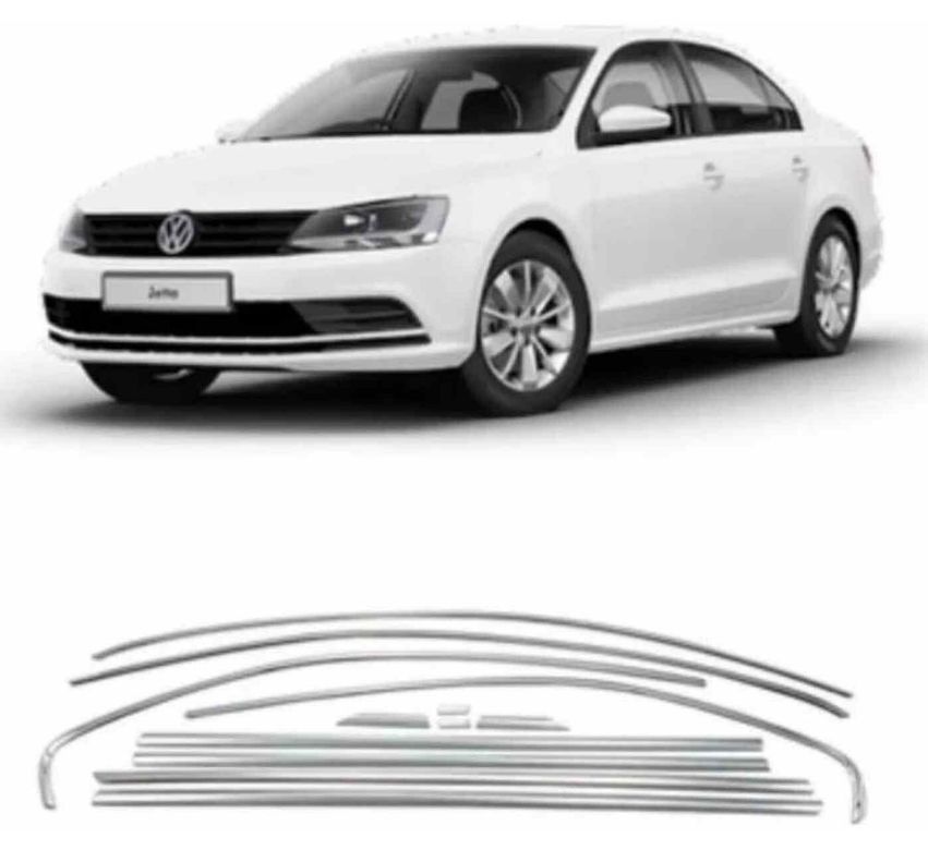 Dmb 51506828 Vw Jetta Cam Çerçeve Çıtası Nikelajı Komple 2011-2020 Arası