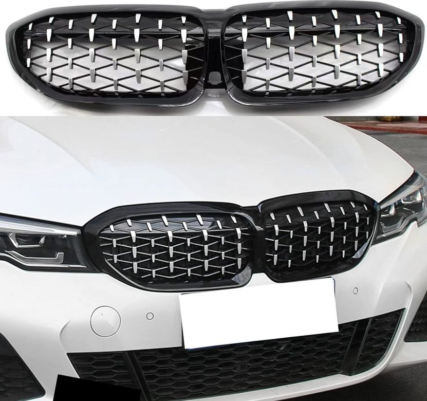 Dmb 56435882 Bmw 3 Serisi G20 Diamond Ön Panjur Böbrek 2019-2022 Arası Uyumlu
