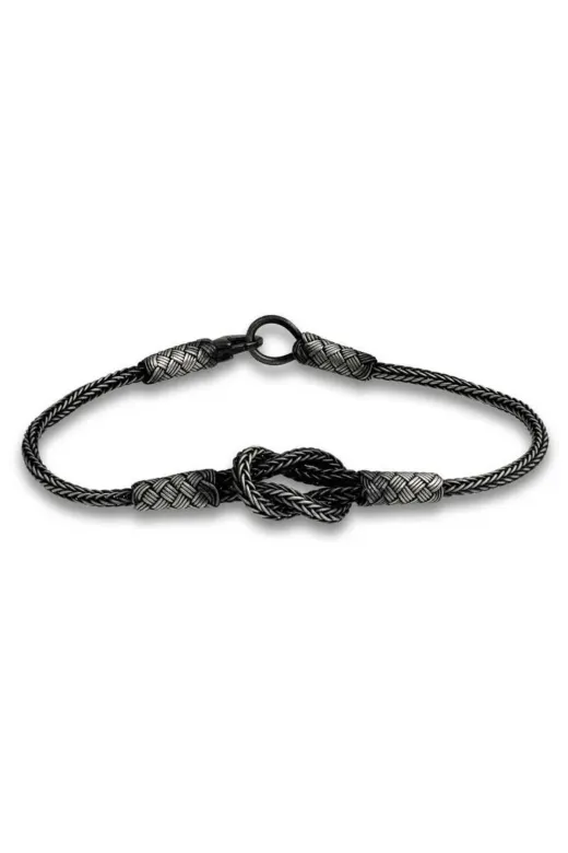 DMR Elegance DMR-GMSH-BRKD-BR11003560 Gümüş Kazaziye Düğüm Bileklik