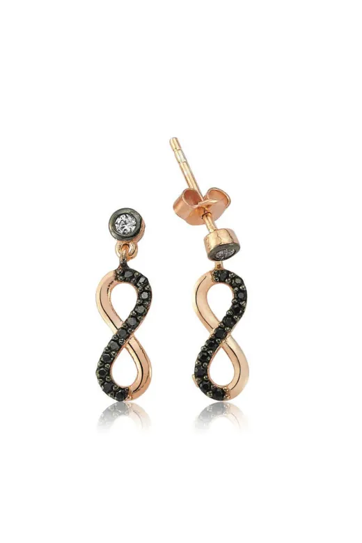 DMR Elegance DMR-GMSH-BRKD-EA0710008 Gümüş Sonsuzluk Çivili Küpe