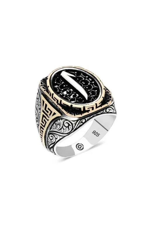 DMR Elegance DMR-GMSH-BRKD-MR11002798 Gümüş Elif Oval Erkek Yüzük