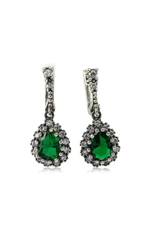 DMR Elegance DMR-GMSH-BRKD-ST0470525E - Gümüş Hürrem Sultan Kadın Küpe