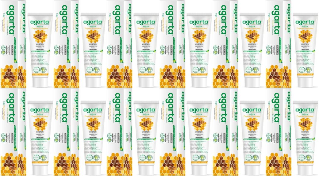 Doğal Diş Macunu 100ML Propolisli (12 Li Set)