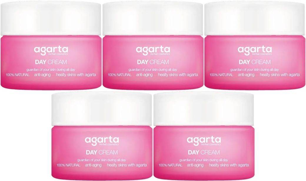 Doğal Nemlendirici Su Bazlı Gündüz Kremi 50 ML (5 Li Set)