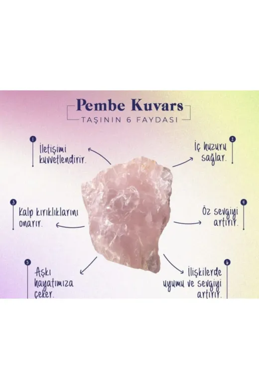 DOĞAL TAŞ CENNETİ 123ANKACEN1990 Pembe Kuvars-Ametist Aşk Bilekliği