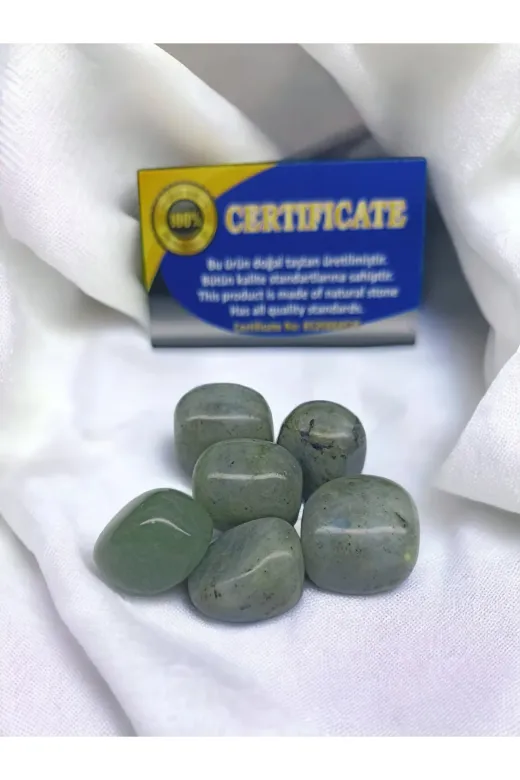 DOĞAL TAŞ CENNETİ LABDRT3455 Labradorit Doğal Taş Tımbıl (Sertifikalı)