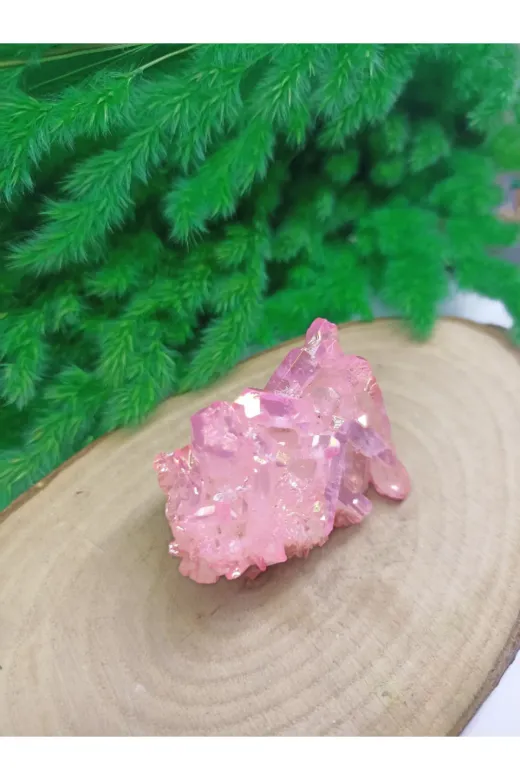 DOĞAL TAŞ CENNETİ RAİNBOW8 Rainbow Pink Quartsz (65 Gram)