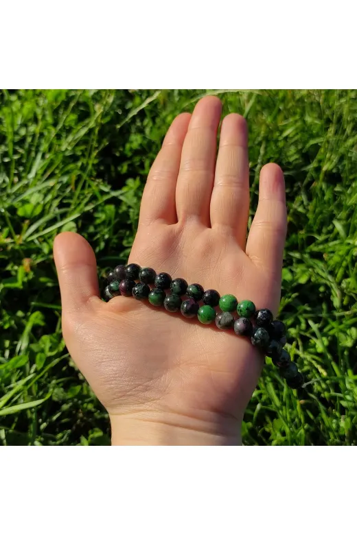 DOĞAL TAŞ DELİSİ ANYLT-DİZİ Anyolit Doğal Taş Dizisi (8Mm) (Sertifikalı)