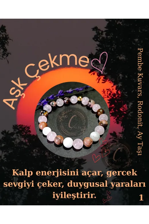 Doğal Tasarım 0101 Aşk Çekme Bilekliği (Aşkı Yaşamanıza Olanak Sağlar)