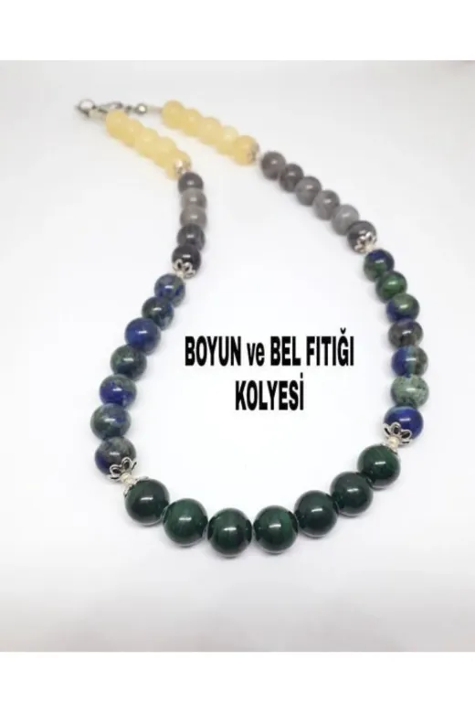 Doğaltaş incitakitasarimbelfitigi Boyun Ve Bel Fıtığı Kolyesi