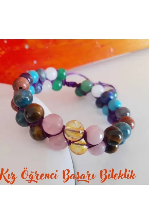 doğaltaşboncukişleri 52323 Kız Öğrenci Başarı Bileklik