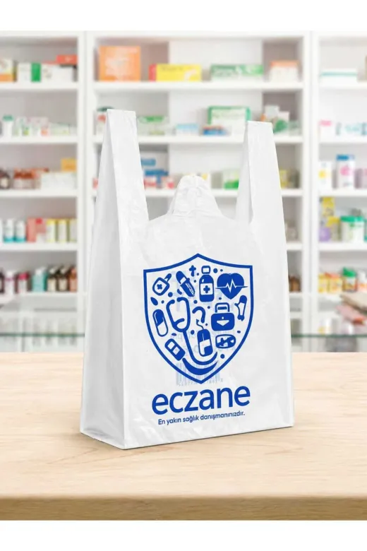 doganmed 26 Eczane Poşeti 22X35 Cm Küçük Boy Bio Atlet (1000 Adet)