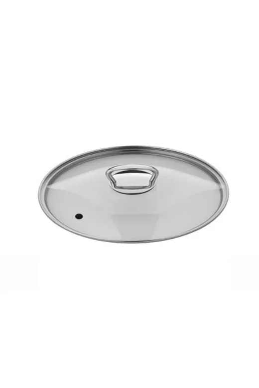 Dogant 209138693158 Tencere Tava Sahan Için Buhar Delikli Temperli Z Tipi Cam Kapak 18 Cm