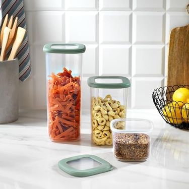 Domasnij Standart 131576553 Hold 3 Lü Saklama Kabı-Su Yeşili