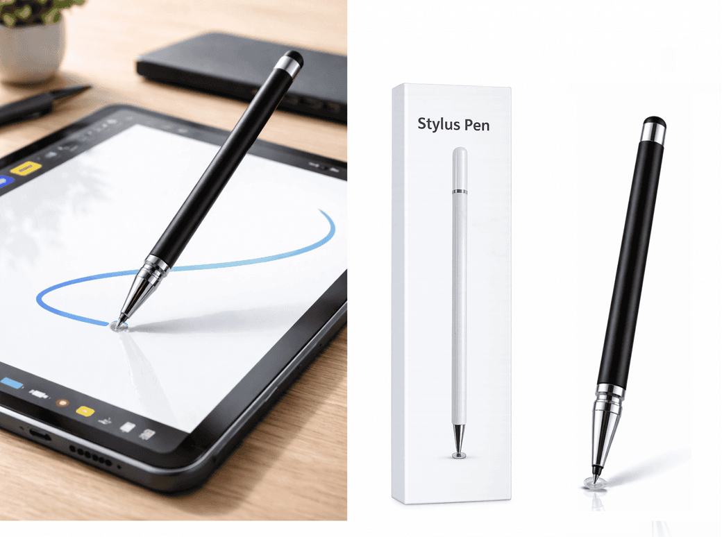 Doogee T10 Lte Uyumlu Dokunmatik Stylus Kalem Disk Uçlu Hassas Tablet Telefon Çizim Kalemi