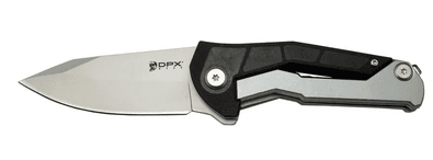 Dpxgear Sugga 915b Bk Siyah &amp;amp; Beyaz Kamp / Outdoor Çakı 17,5cm - Yarı Otomatik, Kemerlikli, Kutulu