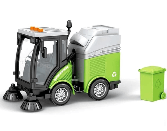 DqorKpuUgM 1:16 Sweeper Sesli Ve Işıklı Temizlik Aracı