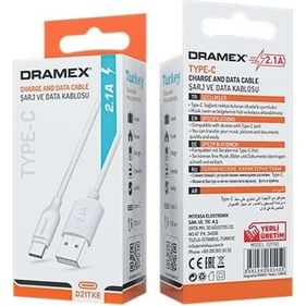 Dramex D21Tke Type-C Quick Ekonomik Şarj Kablosu 2.1A