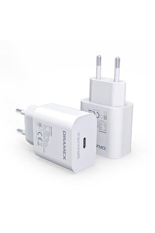 Dramex Dpd20B Valence 20W Pd Type-C Çıkışlı Hızlı Şarj Adaptörü