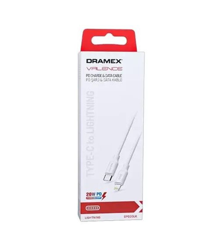 Dramex Dpd20Lk 20W Pd Type-C – Lightning Şarj Ve Data Kablosu