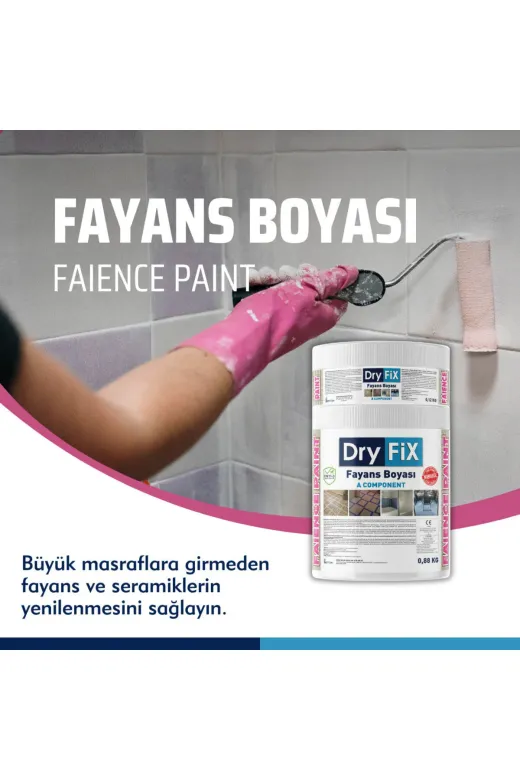 Dryfix MM-OZL-FYNS Fayans Boyası 1 Kg | Faience Paint