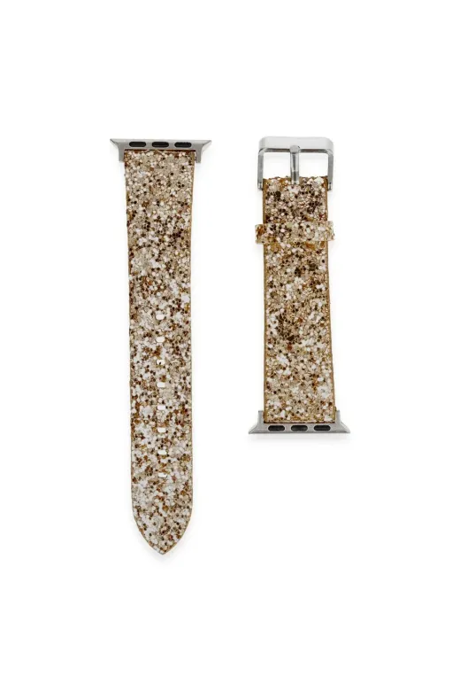 Dunai Store 8683140741488 Mey İthalat® Watch 38Mm Starry Taşlı Kordon - Gold