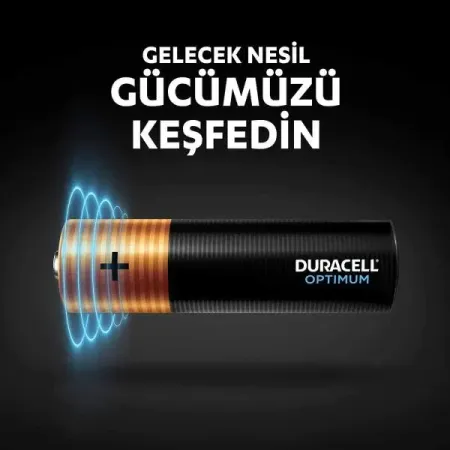 Duracell 4'Lü Optimum AA Kalem Pil