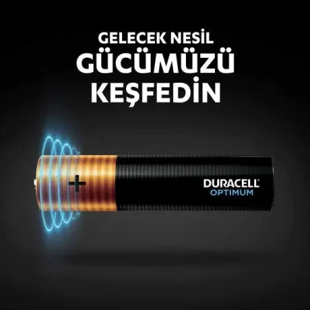 Duracell 4'Lü Optimum AAA Kalem Pil