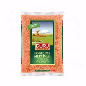 Duru Kırmızı Mercimek Futbol 1 Kg