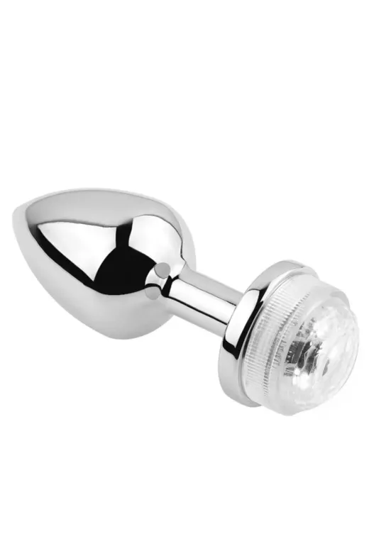 DUYUMSAL DUY017 Işıklı Metal Anal Plug