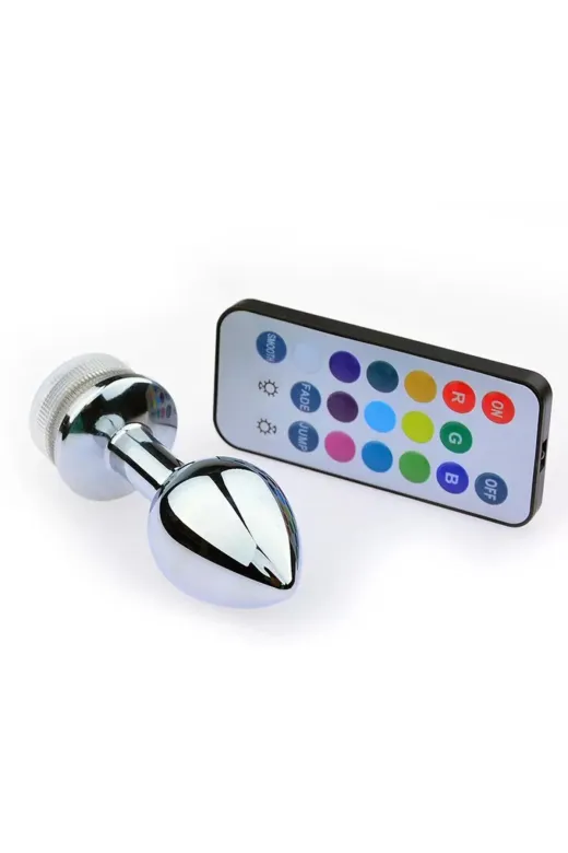 DUYUMSAL DUY017 Işıklı Metal Anal Plug