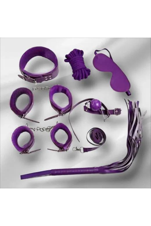 DUYUMSAL duy907 7 Parça Fantazi Mor Set