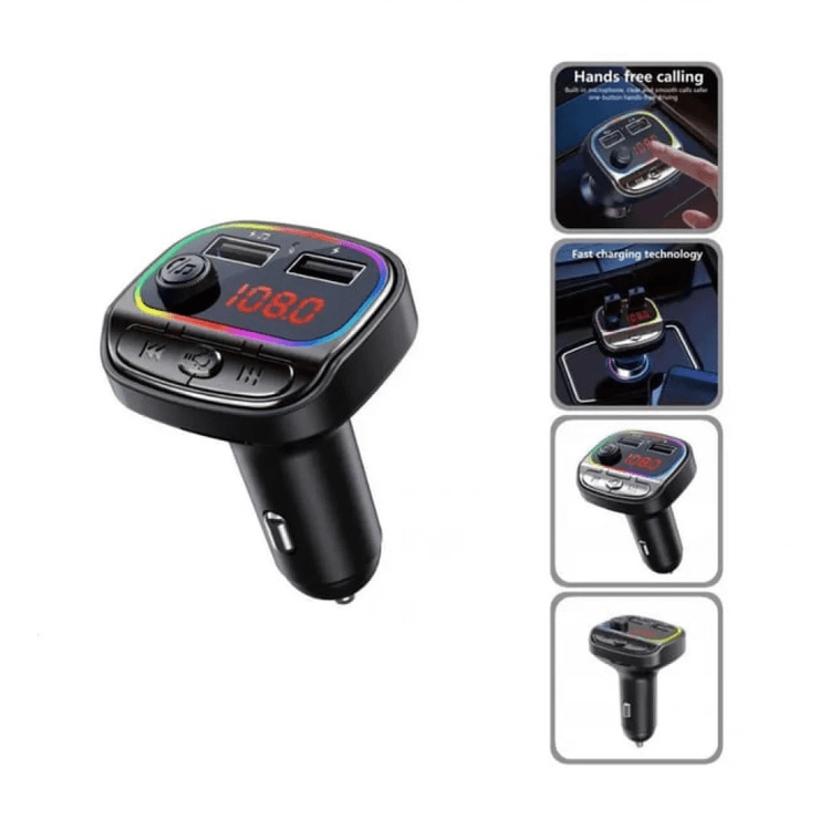 DVIP ALkbR9OCIi Şarj Özellikli Dijital Göstergeli Bluetooth Fm Transmitter C26