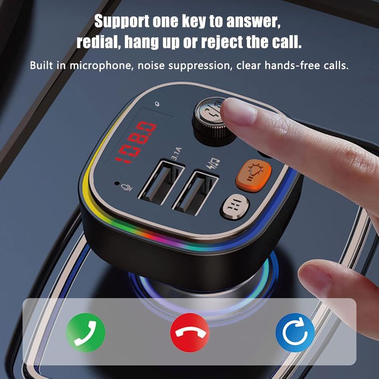 Dvip C25 Usb Araç Bluetooth Mp3 Müzik Çalar Fm Transmitter