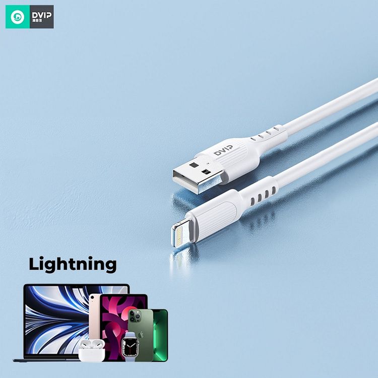 DVIP Dvıp L13 6A 110W Usb-A To Lightning Data Ve Hızlı Şarj Kablosu