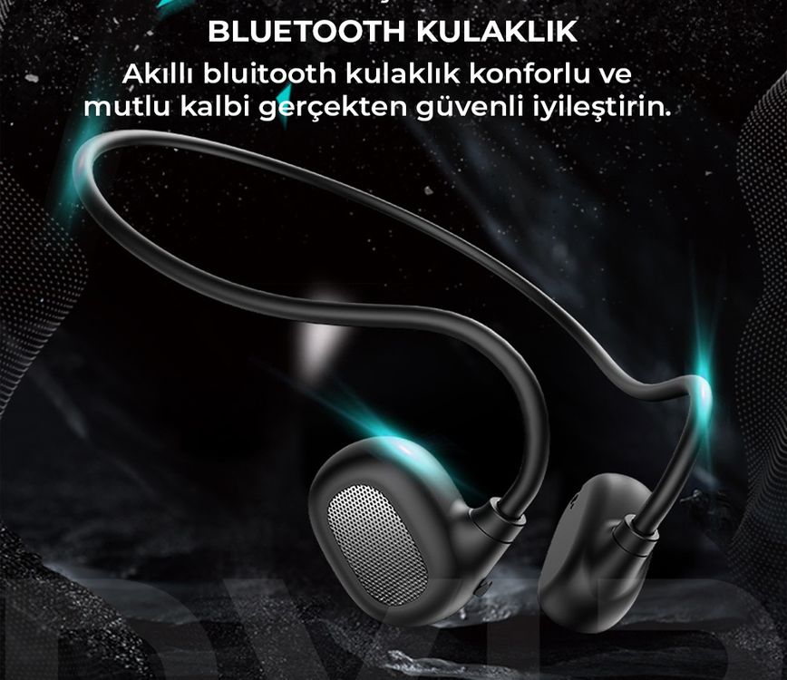 Dvip G600 Bluetooth Sports Kulaklık 5.0 Siyah