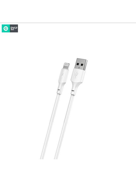 Dvip L64 Lightning Hızlı Şarj Kablosu Beyaz