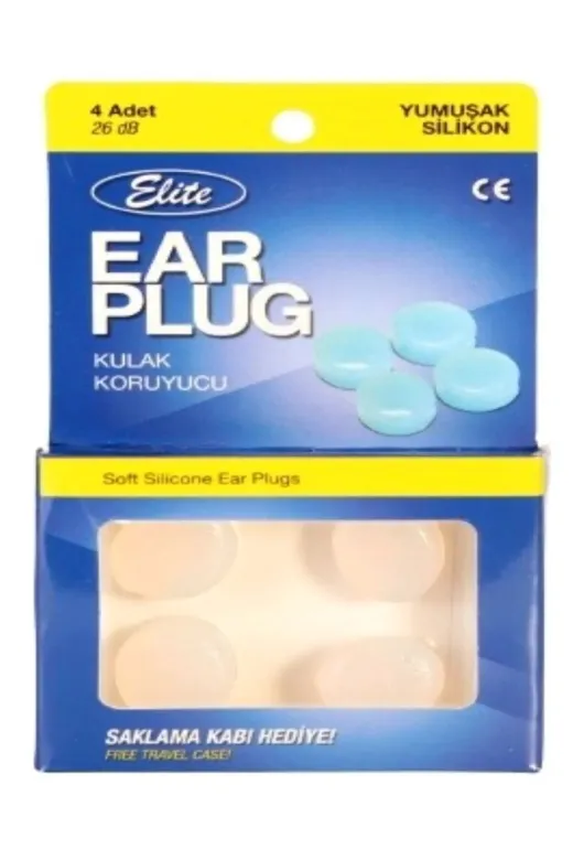 Ear Plug Earplugsil4 Silikon Kulak Tıkacı 4'lü