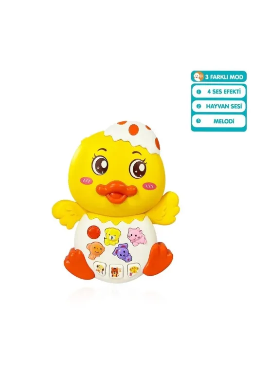 Eco Lounge EA43-G0et_90801 Jlg-855-144A Işikli Ve Müzikli Ördek Bebek - 1 Adet Fiyatıdır