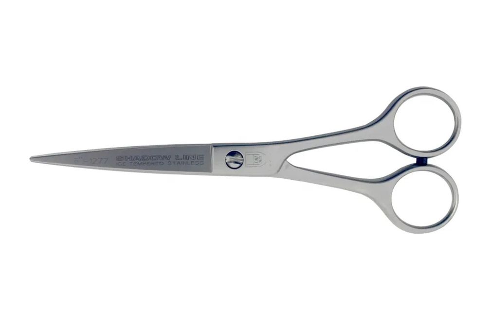 eco port 76799656 M-535 Metal Saplı Düz Saç Makası No: 6,5 İnç / 16,51 Cm - Paslanmaz Çelik