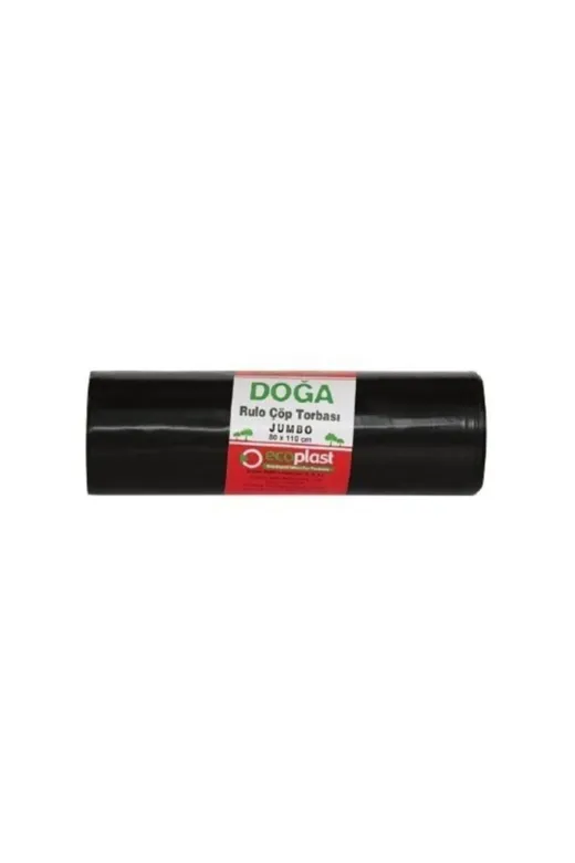 ECOPLAST 8680972077228 Endüstriyel Jumbo Çöp Poşeti 500 Gr 80*110 10Lu Rulo