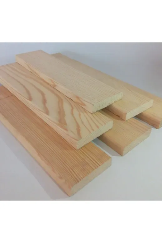 ecsahşap ECS3675225010 Ecs 2X2X50 Cm (10 Adet) Ahşap Çıta Taslak Tahta Planyalı Kereste