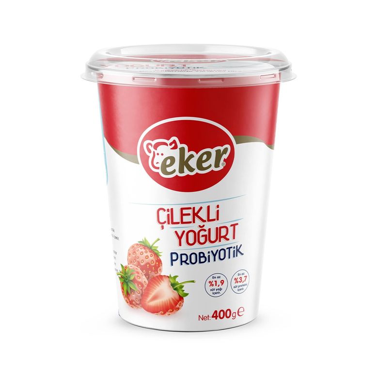 eker05689752 Eker Çilekli Probiyotik Yoğurt 400 G