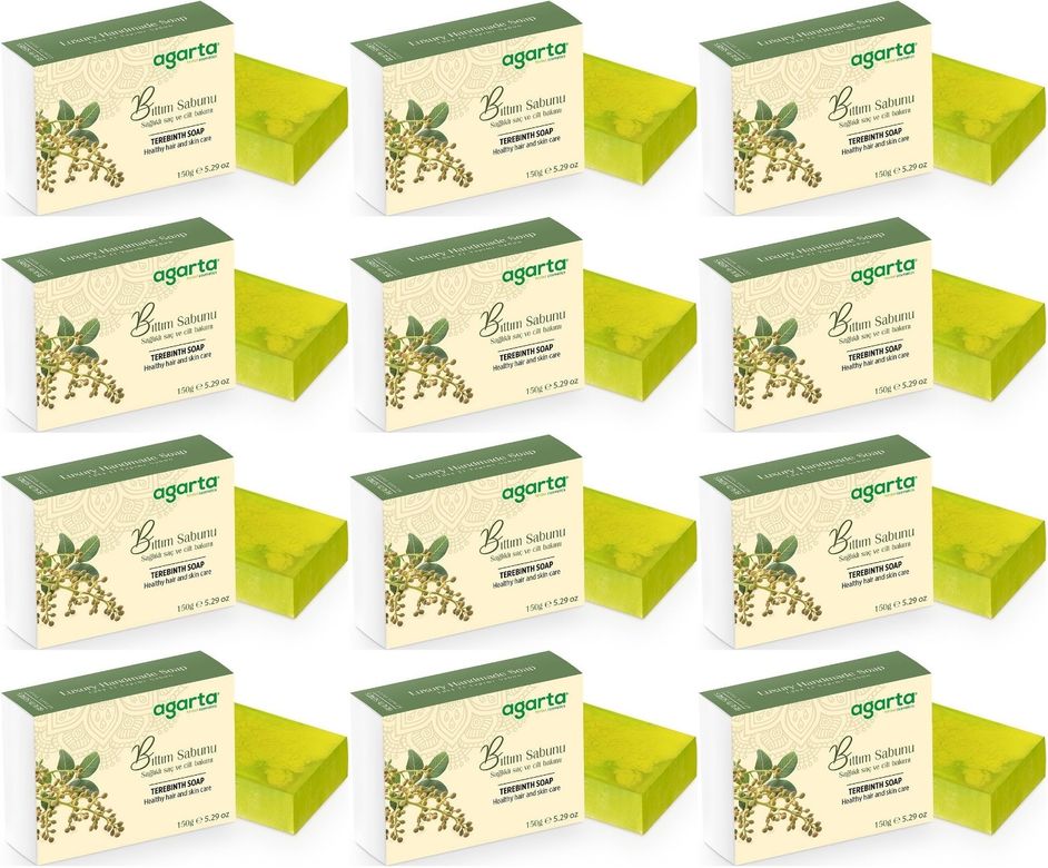El Yapımı Doğal Sabun 150GR Bıttım (12 Li Set)