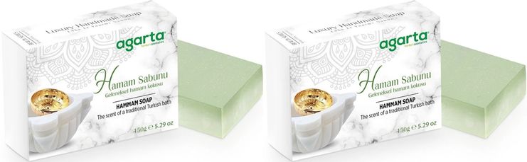 El Yapımı Doğal Sabun 150GR Hamam (2 Li Set)
